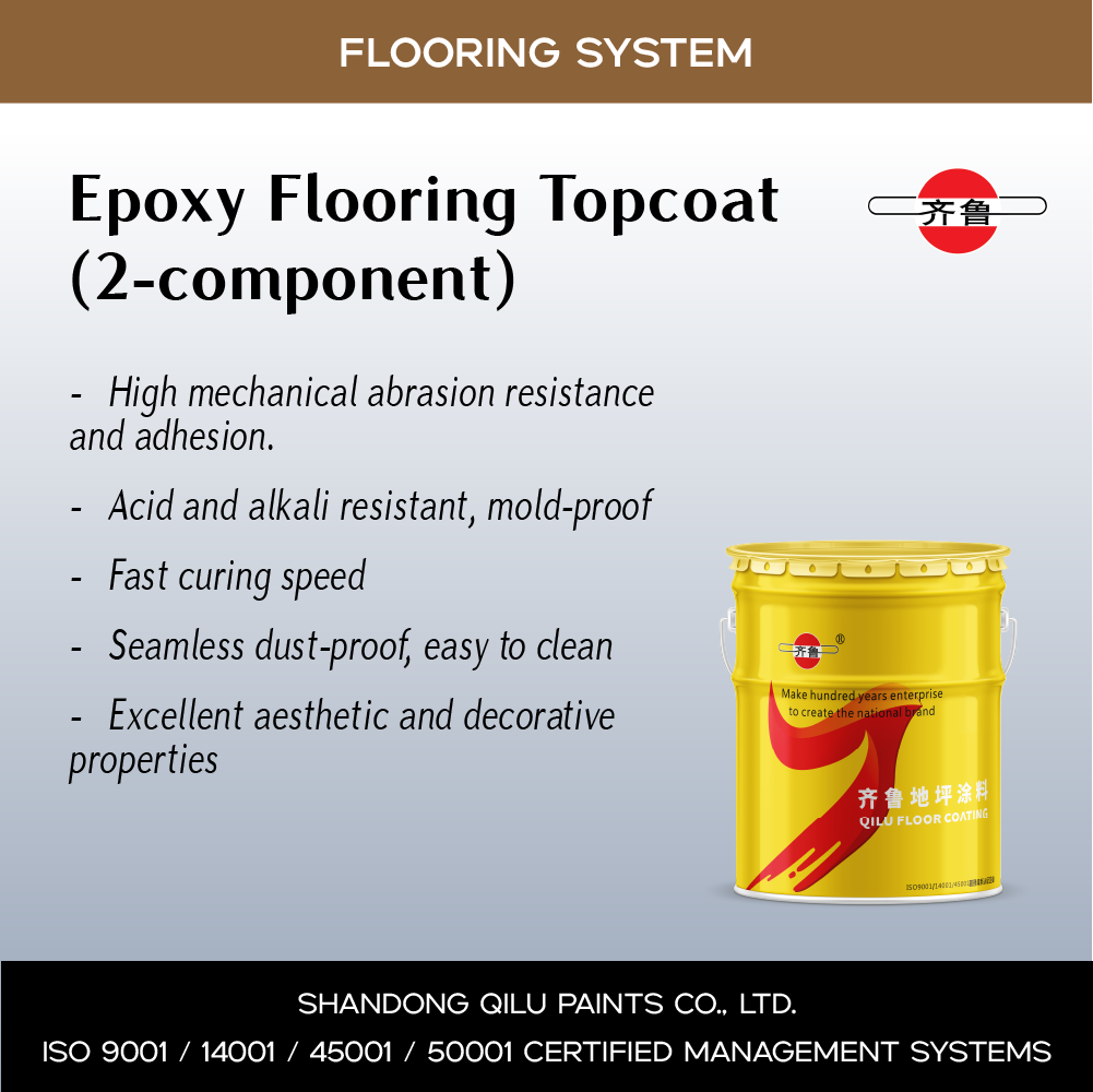Epoxy Floor Heavy-duty Anti-corrosion Self-leveling Topcoat (2K)