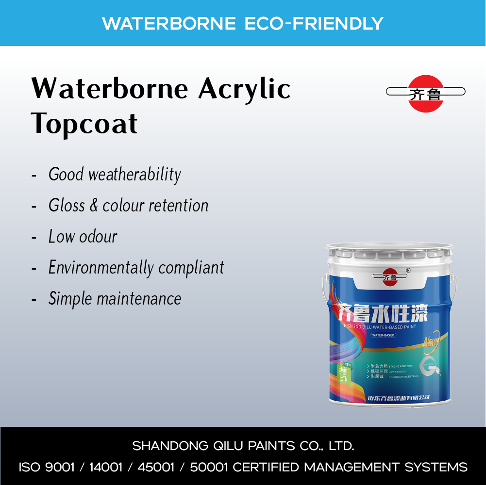 Waterborne Organic Silicone Acrylic Topcoat