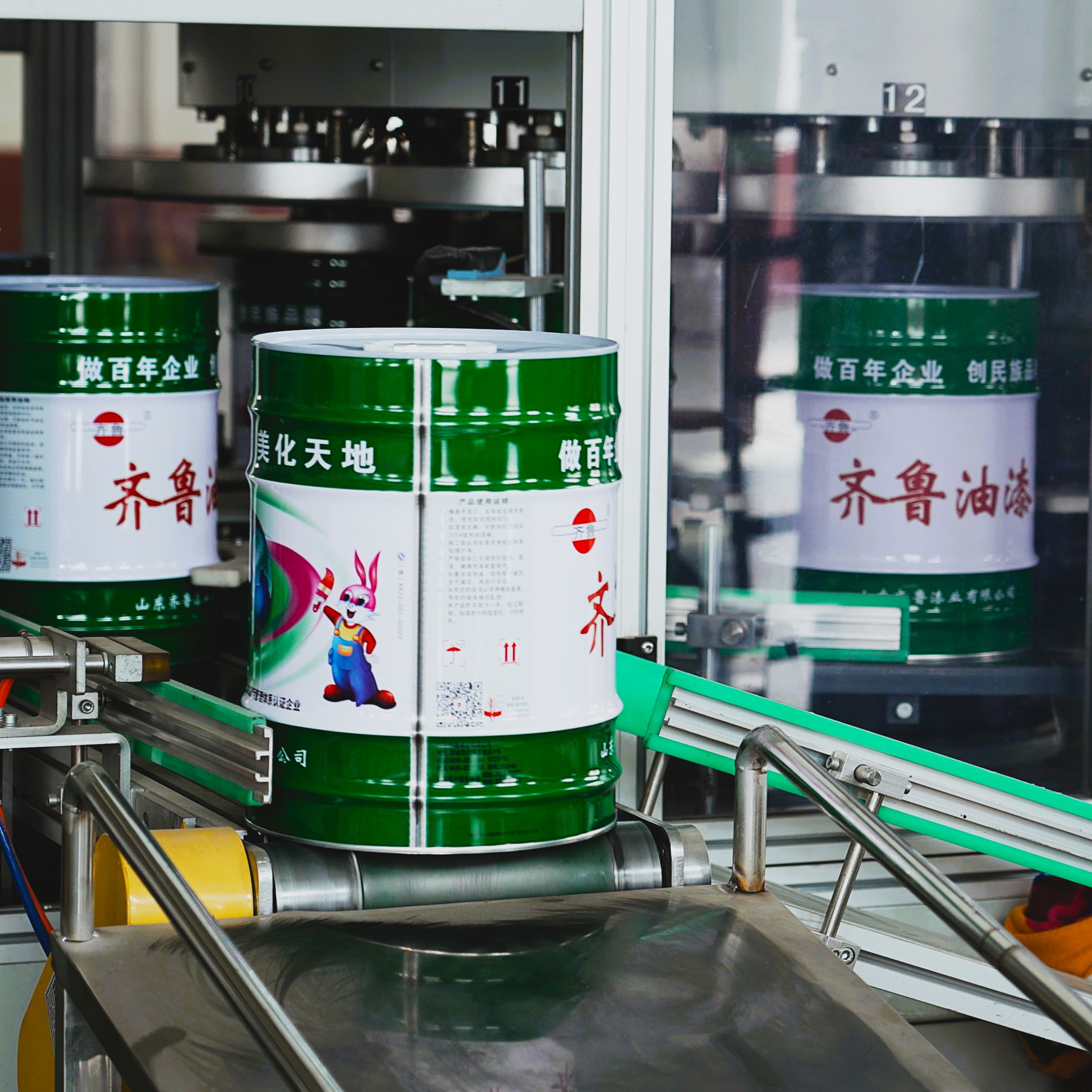 Steel drum production line