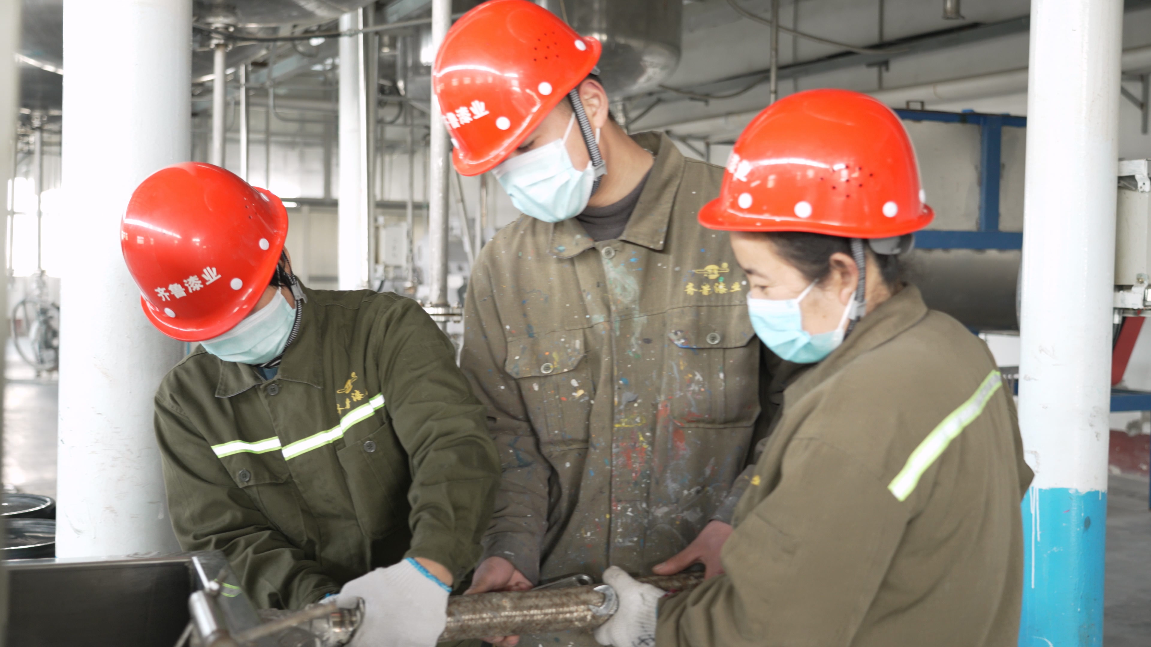 Industrial equipment coating